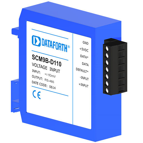 DINレール信号処理モジュール - SCM9B-D110 - Dataforth Corporation - 入力 / 電圧 / センサー・コンピューター