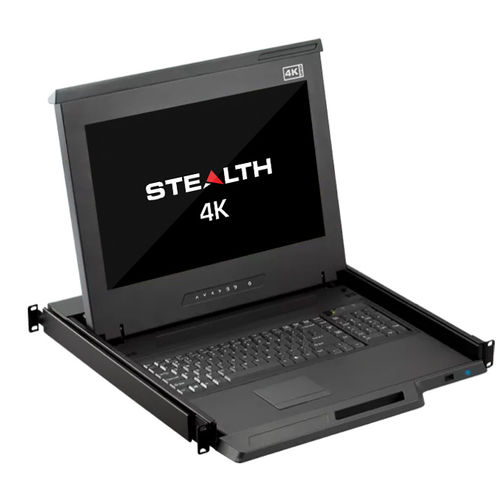 LCDモニター - FR-1010-17W-4K-KVM - Stealth - 工業用 / 17.3インチ / 1920 x 1080