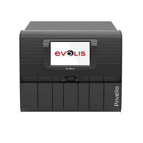 カード印刷機 - PRIVELIO  - EVOLIS - 熱転写 / 卓上 / カラー