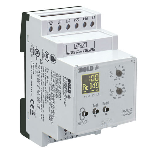 AC ネットワーク用絶縁監視装置 - VARIMETER IMD | RN 5897/020 - DOLD - AC/DC / DC / DINレール