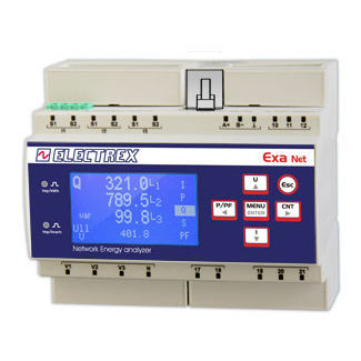 電気回路網用分析器 - PFNE6-FH509-110 EXA F NET D6 H WEB LOG 8 - ELECTREX - 工業用 / 電力品質 / エネルギー