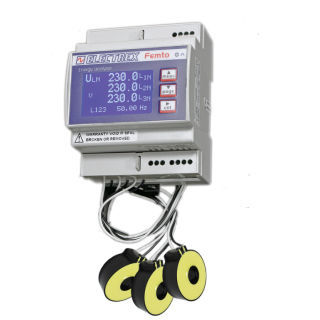 監視用分析器 - PFA64M1-DA-B FEMTO MID D4 ECT - ELECTREX - 電気回路網用 / ネットワーク用 / 三相電気回路用