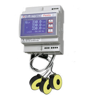 監視用分析器 - PFA64M1-0A-B FEMTO MID D4 ECT - ELECTREX - 電気回路網用 / 規制用 / 工業用