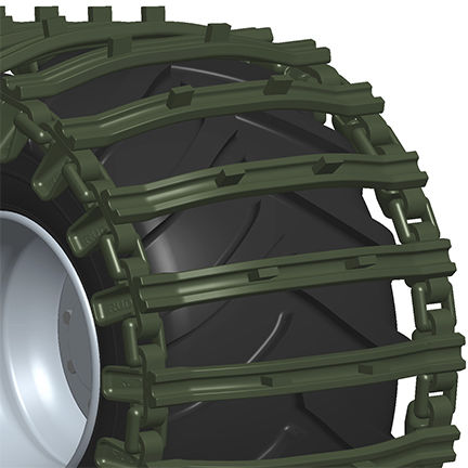 建設特殊車両用タイヤチェーン - Robur Track - RUD/ルッドリフティング