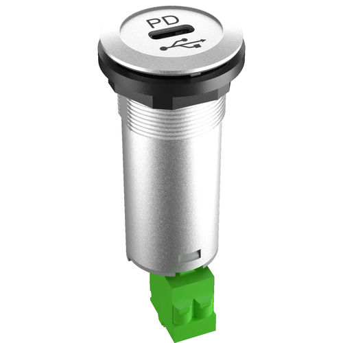 電源コネクター - RONTRON-R-JUWEL RRJ_USB_C_PD - Georg Schlegel GmbH & Co. KG - ソケット / USB / 差し込み式