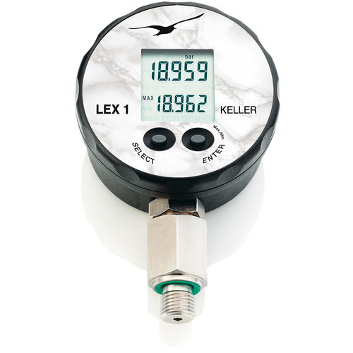 液晶ディスプレイ圧力計 - LEX1 - KELLER Pressure AG - ねじ式 / G 1/4 / G 1/2