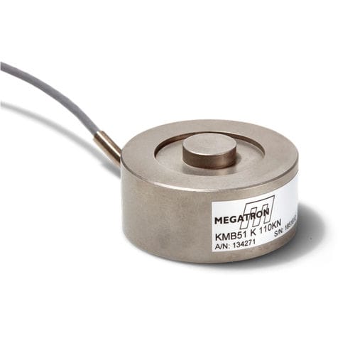 圧縮ロードセル - KMB51 - MEGATRON Elektronik GmbH & Co. KG - ボタン型 / 歪みゲージ / キャリブレーション用