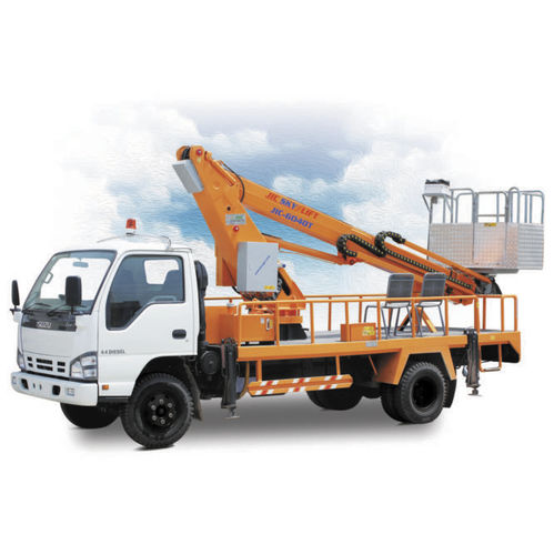 トラクター設置式伸縮ブーム型高所作業車 - JPF-T series - javaid Industrial company - 油圧式 / 外用 / コンパクト