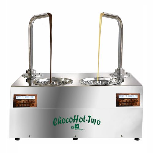 ケーキ流し込み機 - CHOCOHOT TWO - icb tecnologie srl - チョコレート / グラサージュ用 / ダブル ヘッド式