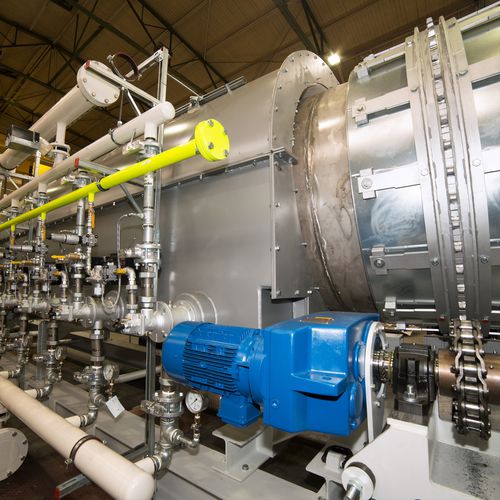 回転ドラム乾燥機 - ALLGAIER PROCESS TECHNOLOGY - 熱風 / 連続 / 化学産業用