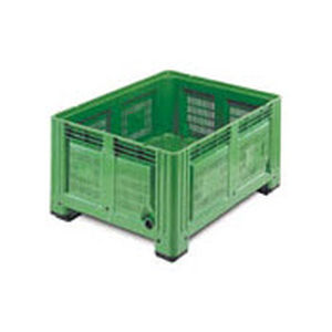 プラスチック製パレットボックス - 1163 F - capp plast srl - 貯蔵用 / 農業 / 小窓付き