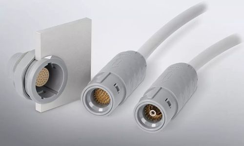 円形コネクター - MEDI-SNAP&reg; - ODU GmbH & Co. KG - ハイブリッド / 電線対電線 / プッシュプル