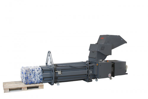 ペットボトル用粉砕圧縮機 - CP 4988  - HSM GmbH + Co. KG - 横型 / 自動 / コンパクト