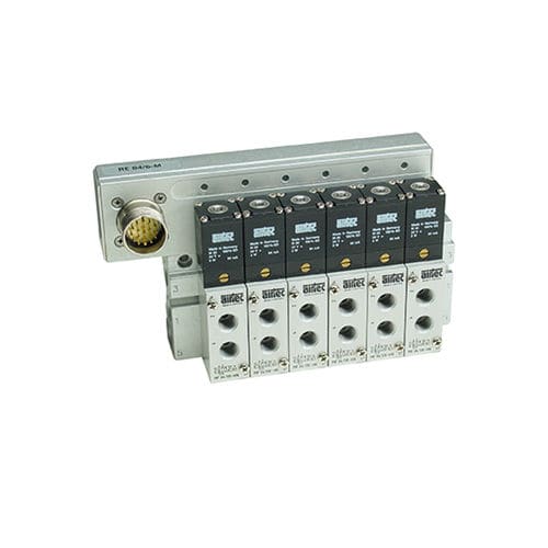 空圧式ブロックバルブ - RE series - AIRTEC Pneumatic - スプール / 3方向2位置 / 5方向2位置
