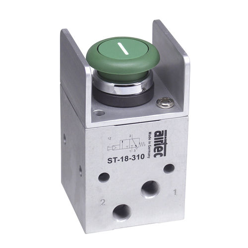 スプール空気圧方向制御弁 - ST-18 series - AIRTEC Pneumatic - 空気圧式 / 機械式 / プッシュ式ボタン