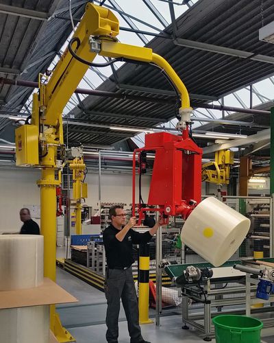 空気圧式マニピュレーター - DALMEC - 巻き上げ機付 / ポジショニング / ハンドリング