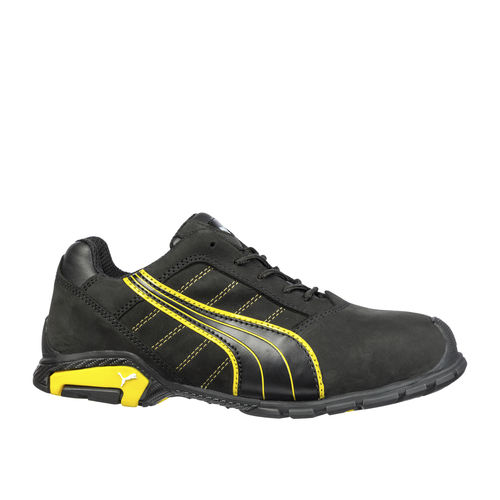 滑り防止安全靴 - AMSTERDAM LOW - PUMA SAFETY SHOES - 貫通防止 / 感電防止 / 革製