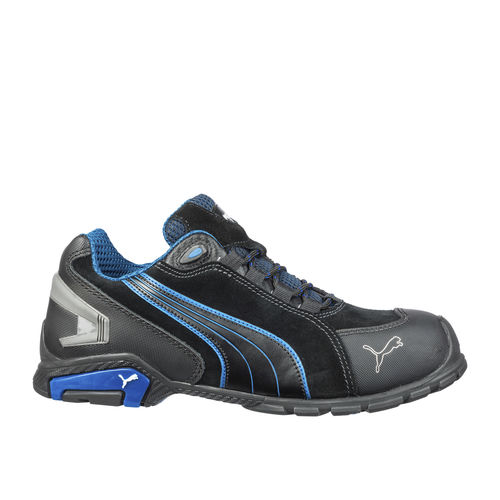 滑り防止安全靴 - RIO BLACK LOW - PUMA SAFETY SHOES - 貫通防止 / 耐熱性 / 感電防止
