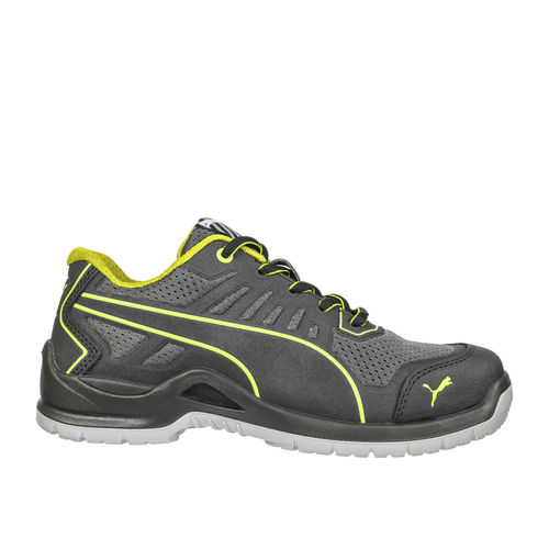滑り防止安全靴 - FUSE TC GREEN - PUMA SAFETY SHOES - 貫通防止 / ESD(静電気放電) / マイクロファイバー