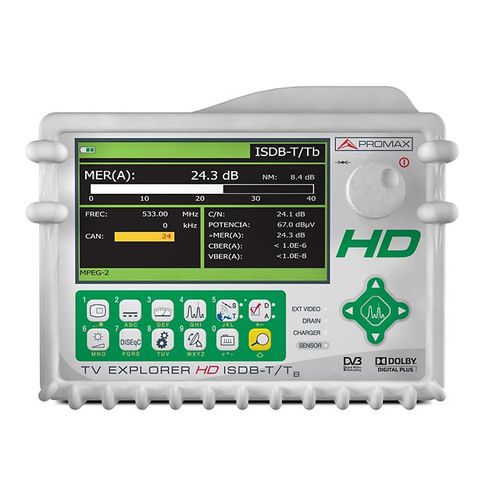 電気回路網用分析器 - EXPLORER HD ISDB-T/Tb - PROMAX ELECTRONICA - ORP / 卓上型