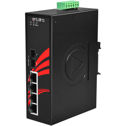 非管理型イーサネットスイッチ - LNP-0501-M-24-T - Antaira Technologies - 5 ポート / 組み込み式 / DINレール