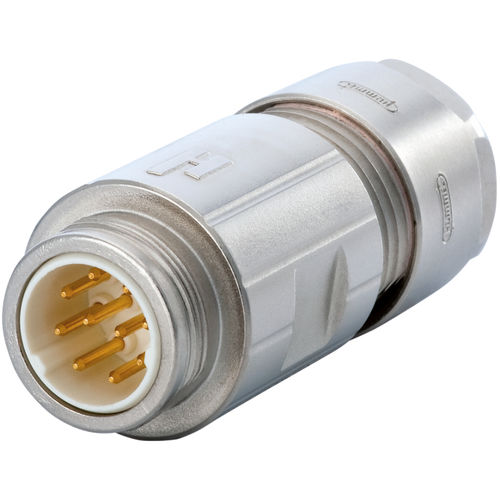 データ用コネクター - 7.820 series - HUMMEL - DIN / 円形 / ねじロック式
