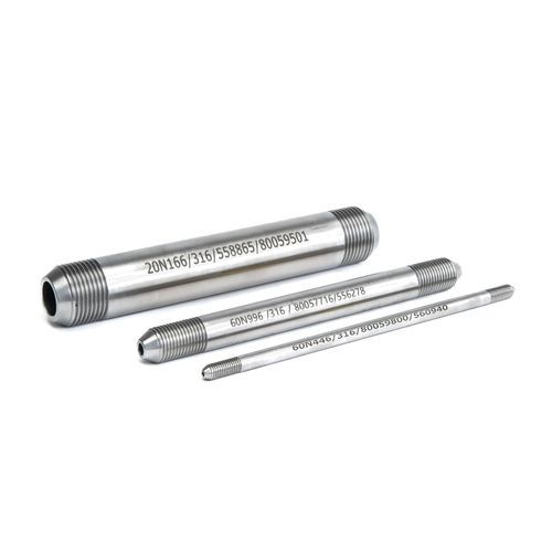 ステンレススチール製ニップル - 20 series - Haskel - ねじ式 / 空気圧用途用 / ストレート