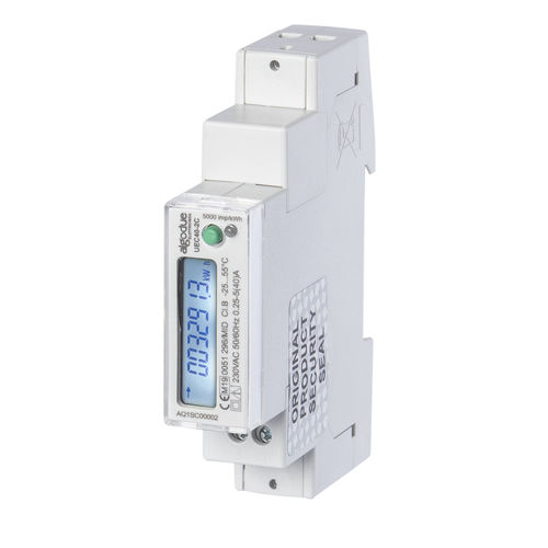単相電力量計 - UEC40-2C - Algodue Elettronica - DINレール / 50 Hz / 液晶ディスプレイ