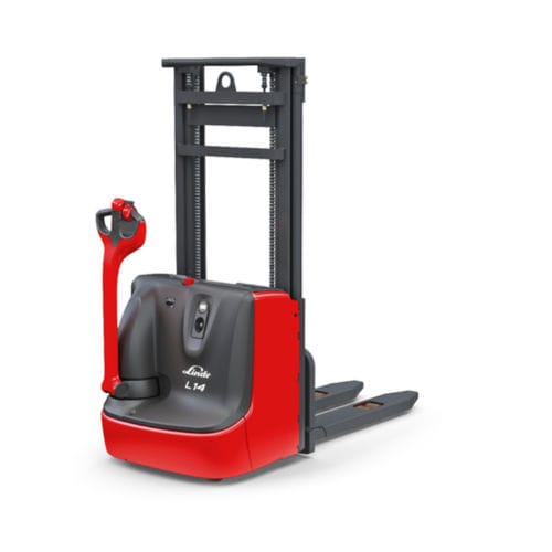 電動式スタッカートラック - L14C - Linde Material Handling - 手押し型 / 24V / 輸送用