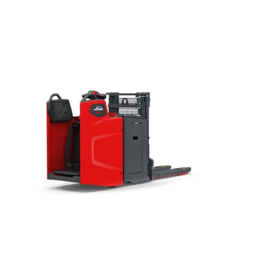 電動式スタッカートラック - D10FP - Linde Material Handling - ライダープラットフォーム付 / 24V / ダブルパレット