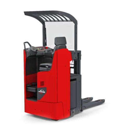 電動式スタッカートラック - D12 RW - Linde Material Handling - 側面 / 24V / 輸送用