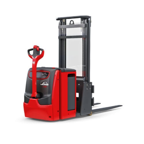 電動式スタッカートラック - L AC series - Linde Material Handling - 手押し型 / 24V / 輸送用