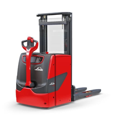 電動式スタッカートラック - L series - Linde Material Handling - 手押し型 / 24V / 輸送用