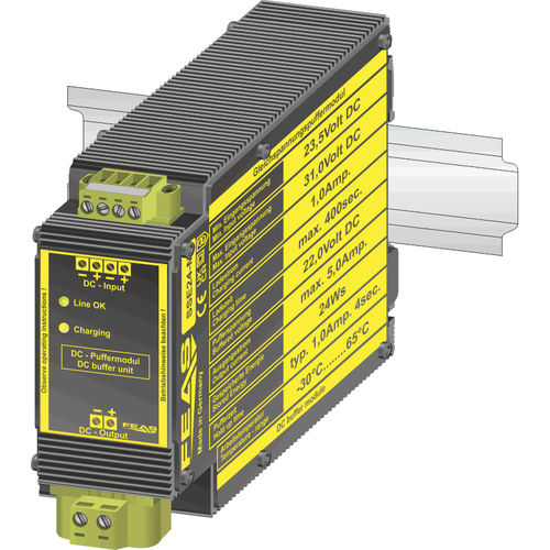 コンパクト無停電電源装置 - SSE24-M - FEAS GmbH - 24VDC / 電気二重層コンデンサ付き / メンテナンス不要