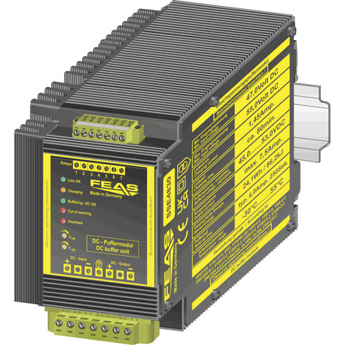 電気二重層コンデンサ付き無停電電源装置 - SSE4830 - FEAS GmbH - 平行 / 48VDC / コンパクト