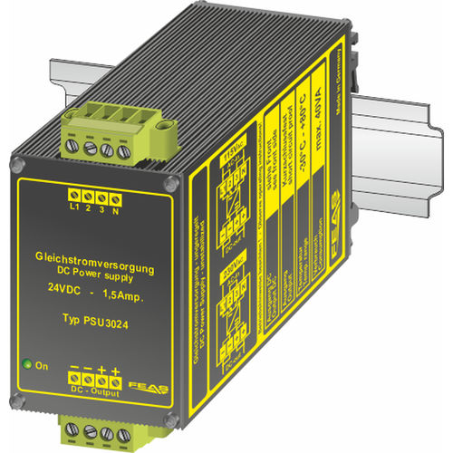 無制御電源 - PSU3024 - FEAS GmbH - DINレール / AC/DC / 単一出力