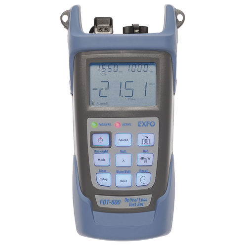 緩和用測定器 - FOT-600 - EXFO - 反射テスト / 光ファイバー用 / 携帯型