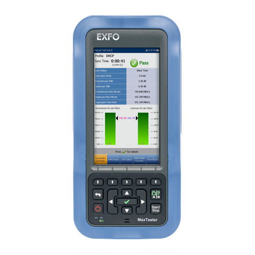 ネットワーク試験機 - MaxTester 635G - EXFO - 電圧 / 抵抗性 / 容量