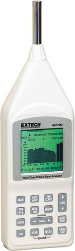 分析機能付き騒音計 - 407790   - Extech - クラス 2 / データロギング / リアルタイム