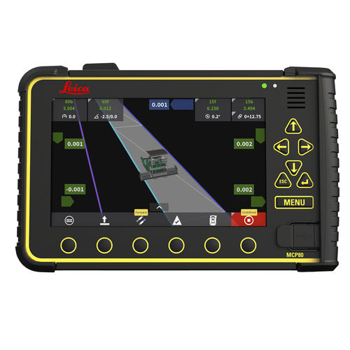 サーフェス用制御装置 - iCON pave asphalt - Leica Geosystems/ライカ - 地ならし用 / アスファルトフィニッシャー / 3D