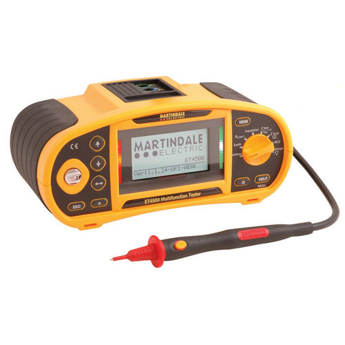 ループインピーダンス試験機 - ET4500 - Martindale Electric - 位相順序 / 電気設備用 / 工業用