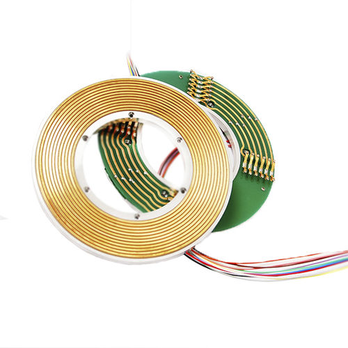 電動式スリップリング - LPK 060-0803-04S - JINPAT Electronics Co., Ltd. - パススルー回転軸 / 2パーツ / フラット