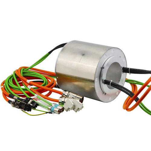 パススルー回転軸スリップリング - LPT130-0830-16S - JINPAT Electronics Co., Ltd. - 産業用 / ステンレススチール製 / IP65