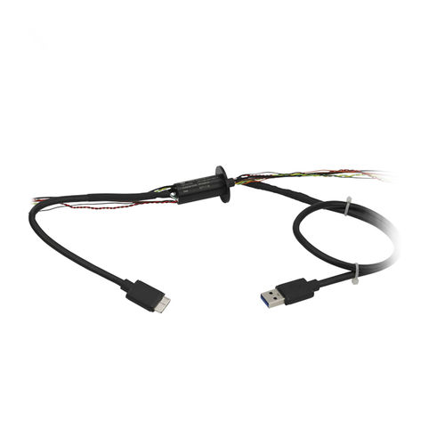USB接続スリップリング - LPM-30B-0205-02S-U3 - JINPAT Electronics Co., Ltd. - カプセル式 / アルミニウム / ゴールド製接触式