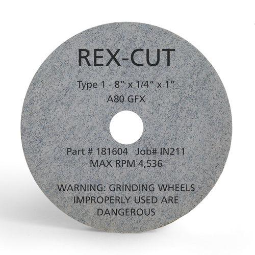 正面削り研削ホイール - 160303 - Rex-Cut Abrasives - 仕上げ / バリ取り / フラット