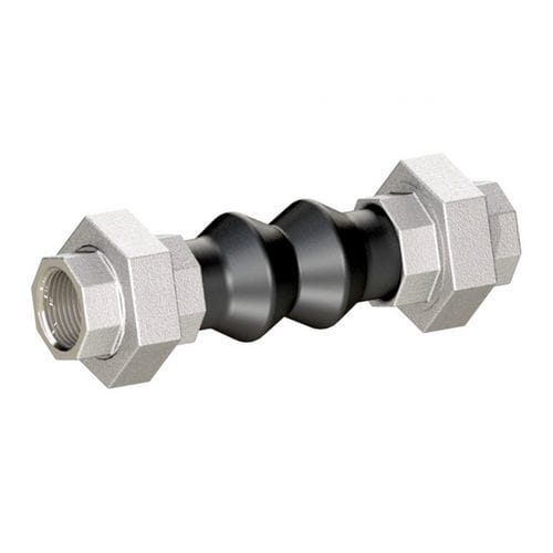 ゴム製伸縮管継手 - KP02  - NieRuf Gmbh - スチール製 / 円形 / ネジ留め