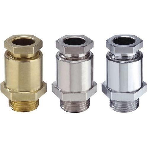 ニッケル真鍮製ケーブルグランド - EKVM series - WISKA Hoppmann GmbH - IP54 / ねじ式 / ストレート