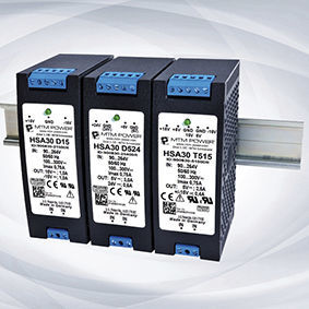 DINレール電源 - HSA30 D series  - MTM Power Messtechnik Mellenbach GmbH - ラックマウント / DC/DC / AC/DC
