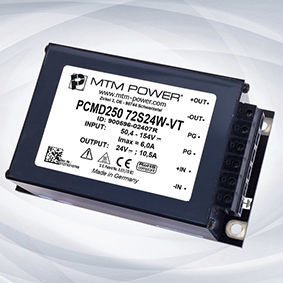 シャシー取り付け式DC/DC 変換器 - W-VT series - MTM Power Messtechnik Mellenbach GmbH - 単一出力 / 高入力電圧 / CE