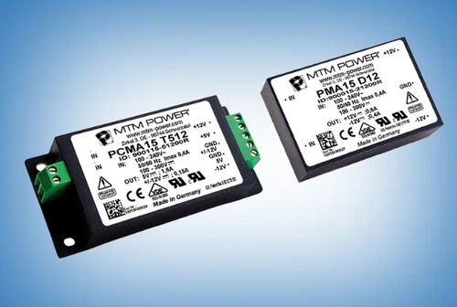 シャシー取り付け式電源 - PMA15 T512 - MTM Power Messtechnik Mellenbach GmbH - AC/DC / トリプル出力 / スイッチング